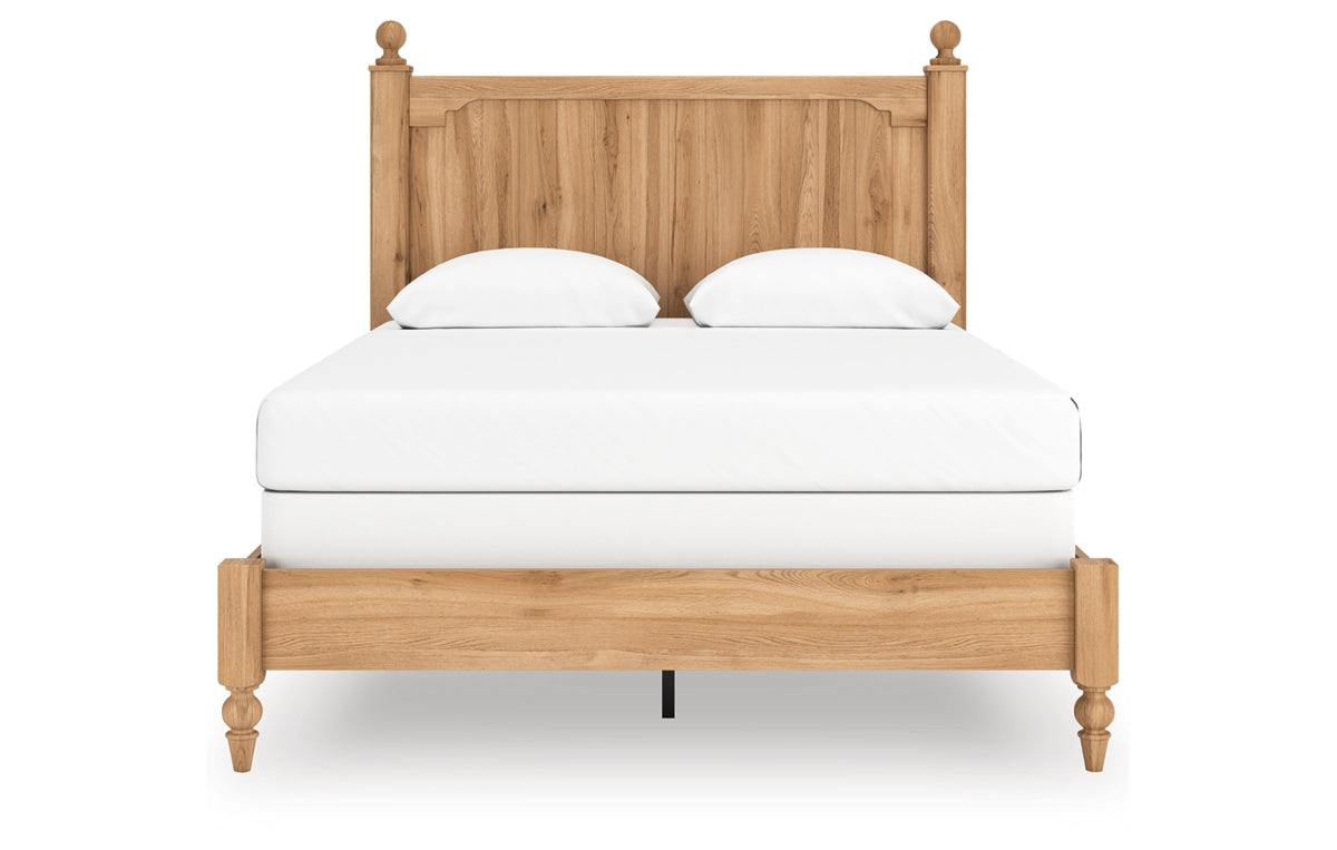 Aleaport Queen Panel Bed with Mirrored Dresser and Nightstand