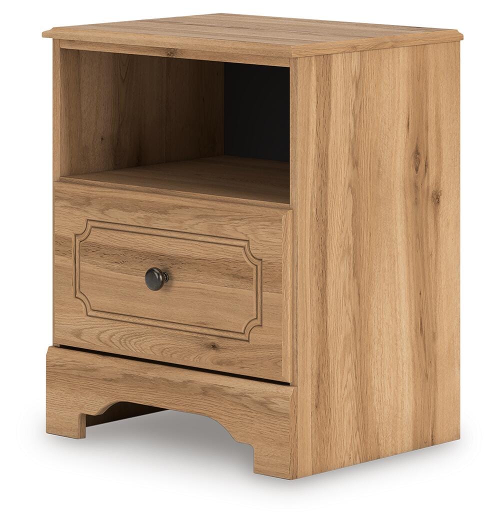 Aleaport Twin Panel Bed, Dresser, Mirror and Nightstand