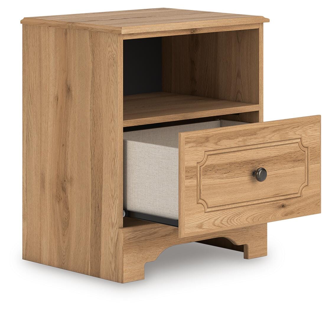 Aleaport Twin Panel Bed, Dresser, Mirror and Nightstand