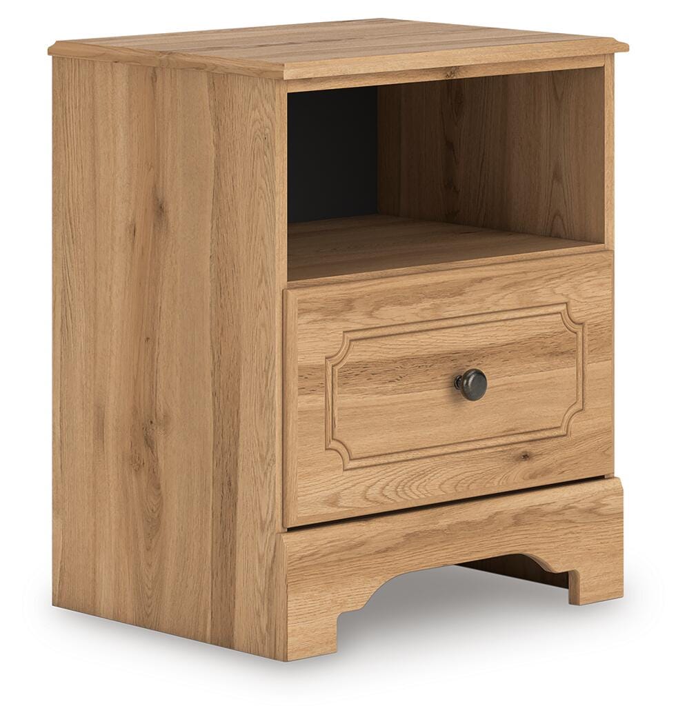 Aleaport Twin Panel Bed, Dresser, Mirror and Nightstand