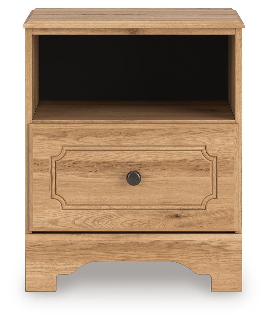 Aleaport Twin Panel Bed, Dresser, Mirror and Nightstand