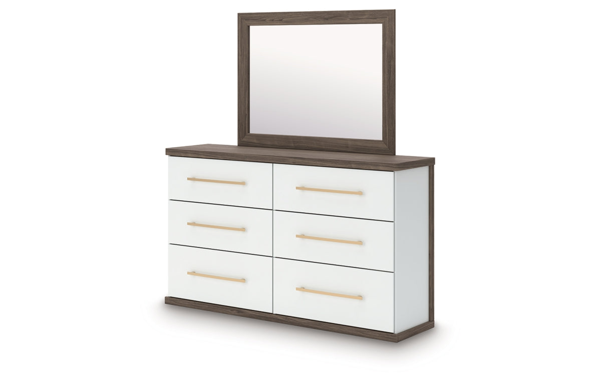 Kendanport Dresser and Mirror