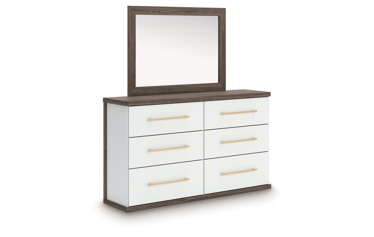 Kendanport Dresser and Mirror