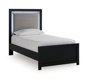 Maeling Twin Upholstered Panel Headboard