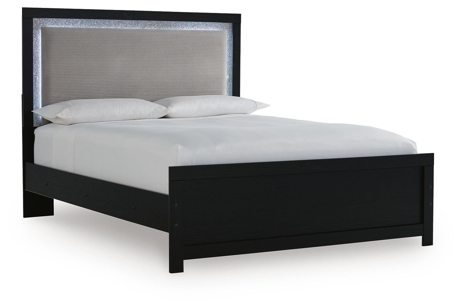 Maeling Queen Upholstered Panel Bed