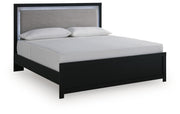 Maeling King Upholstered Panel Bed