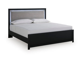 Maeling King Upholstered Panel Headboard