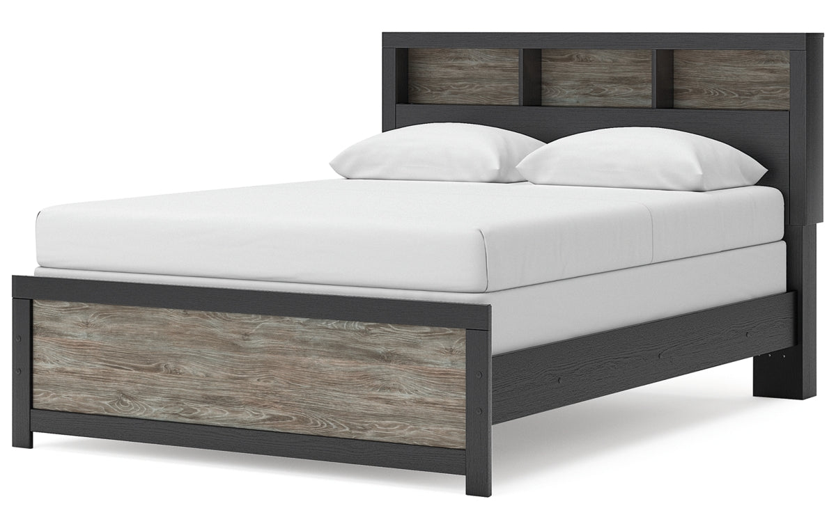 Broachmyn Queen Bookcase Panel Bed