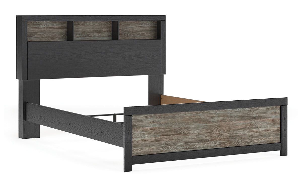 Broachmyn Queen Bookcase Panel Bed