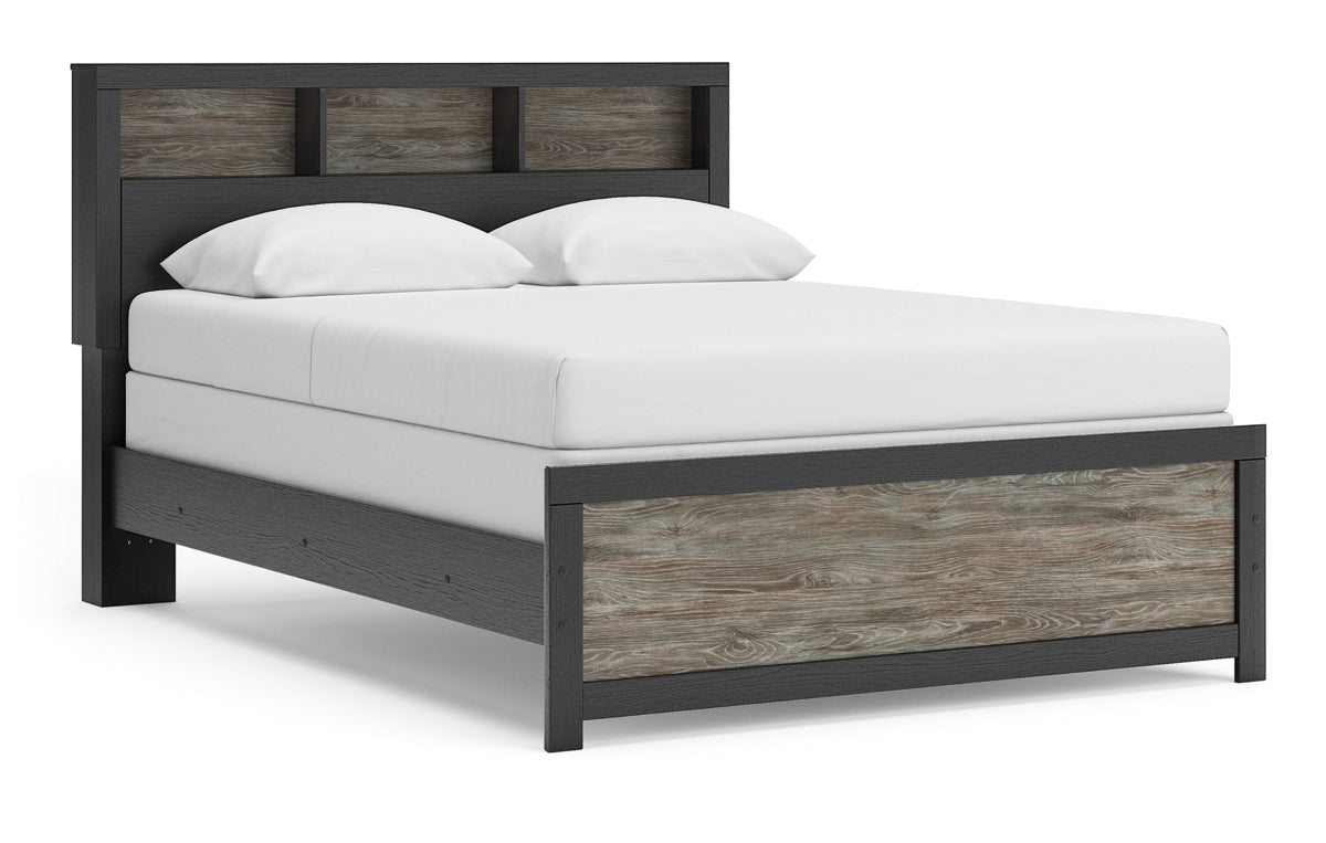 Broachmyn Queen Bookcase Panel Bed