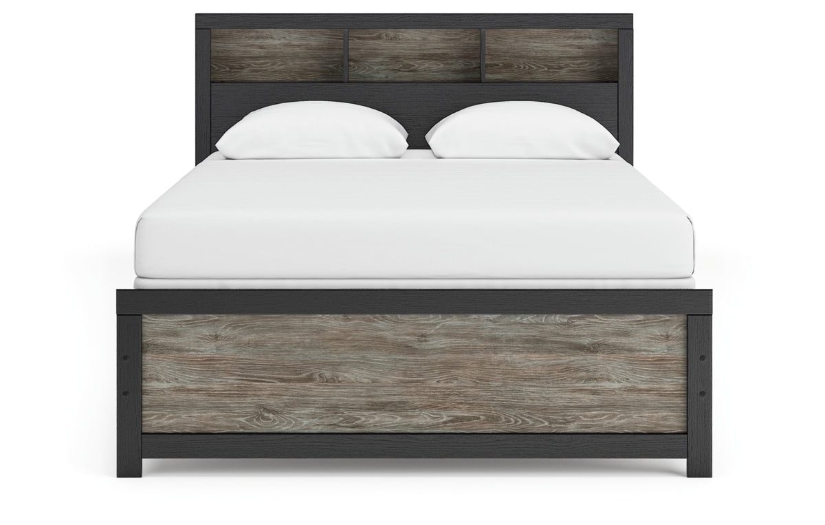 Broachmyn Queen Bookcase Panel Bed