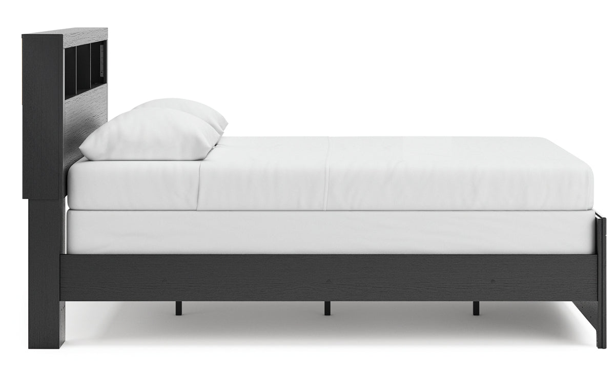 Broachmyn Queen Bookcase Panel Bed