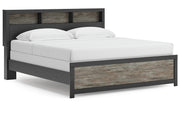 Broachmyn King Bookcase Panel Bed