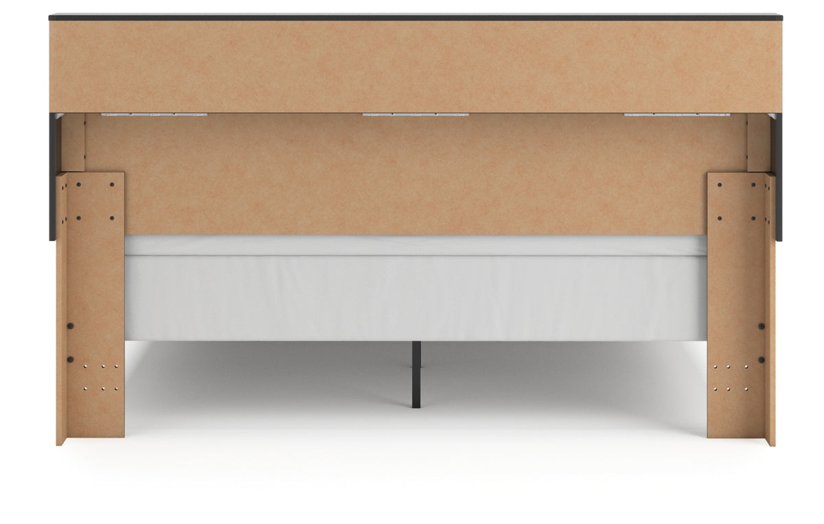 Broachmyn King Bookcase Panel Bed