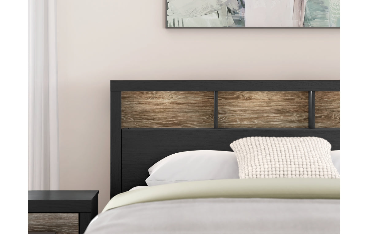 Broachmyn King Bookcase Panel Bed