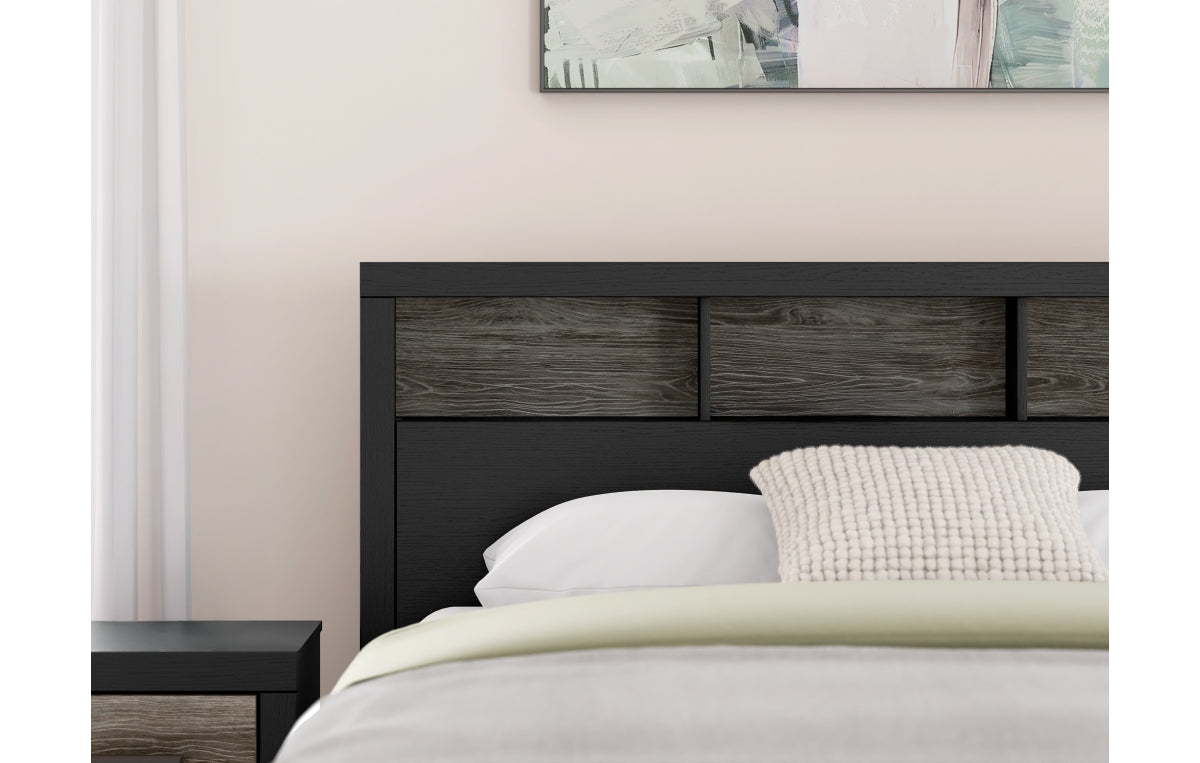 Broachmyn King Bookcase Panel Bed
