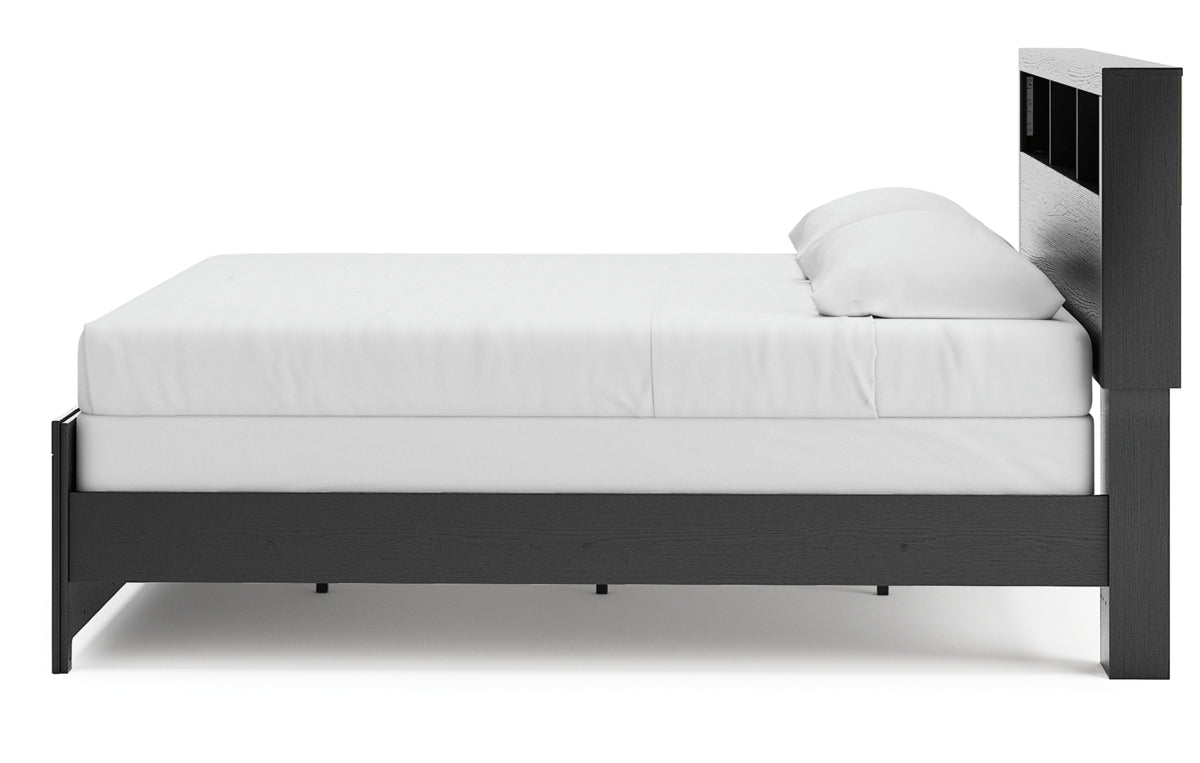 Broachmyn King Bookcase Panel Bed