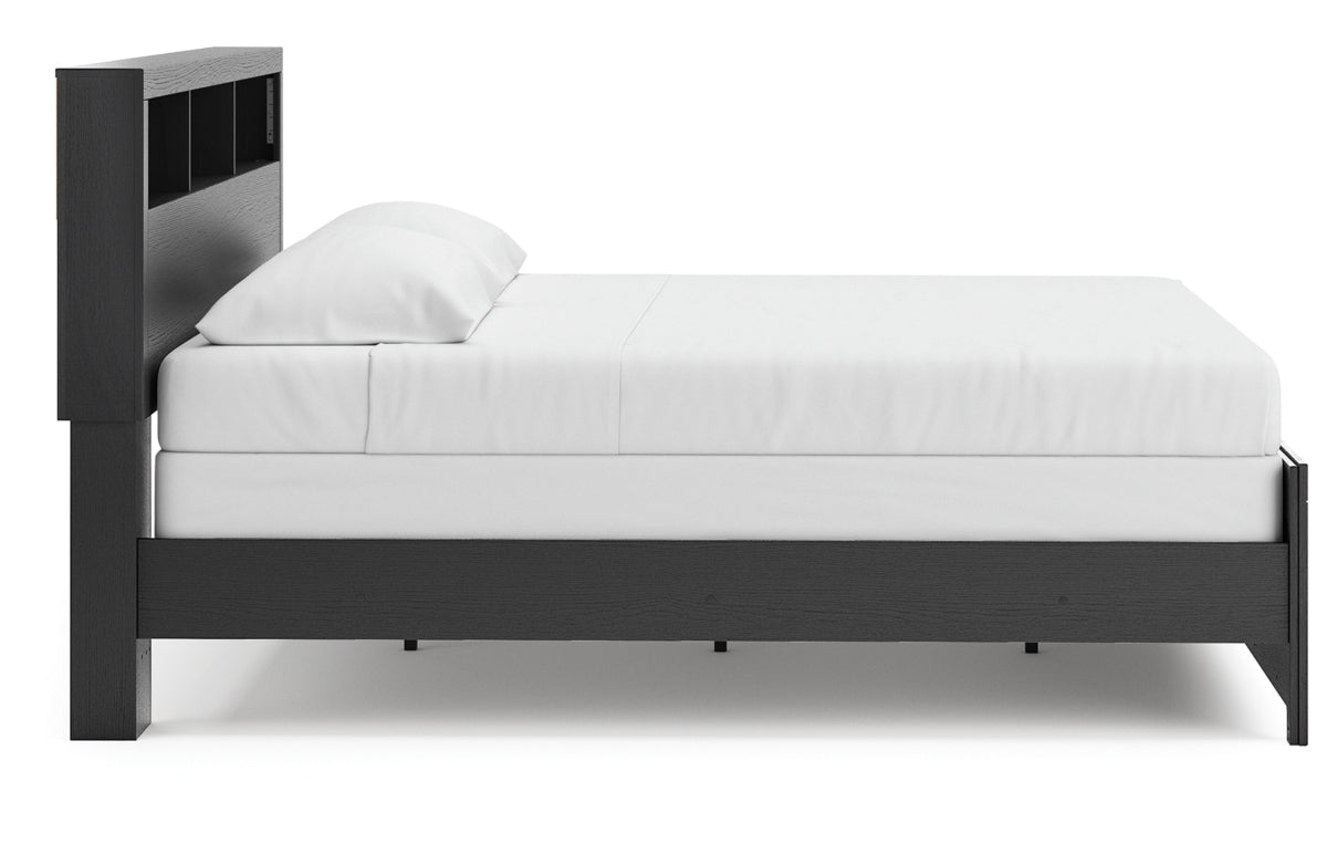 Broachmyn King Bookcase Panel Bed