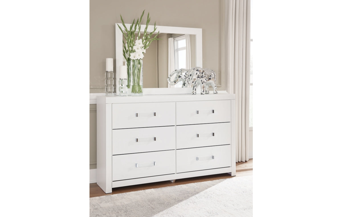 Maeling Dresser and Mirror