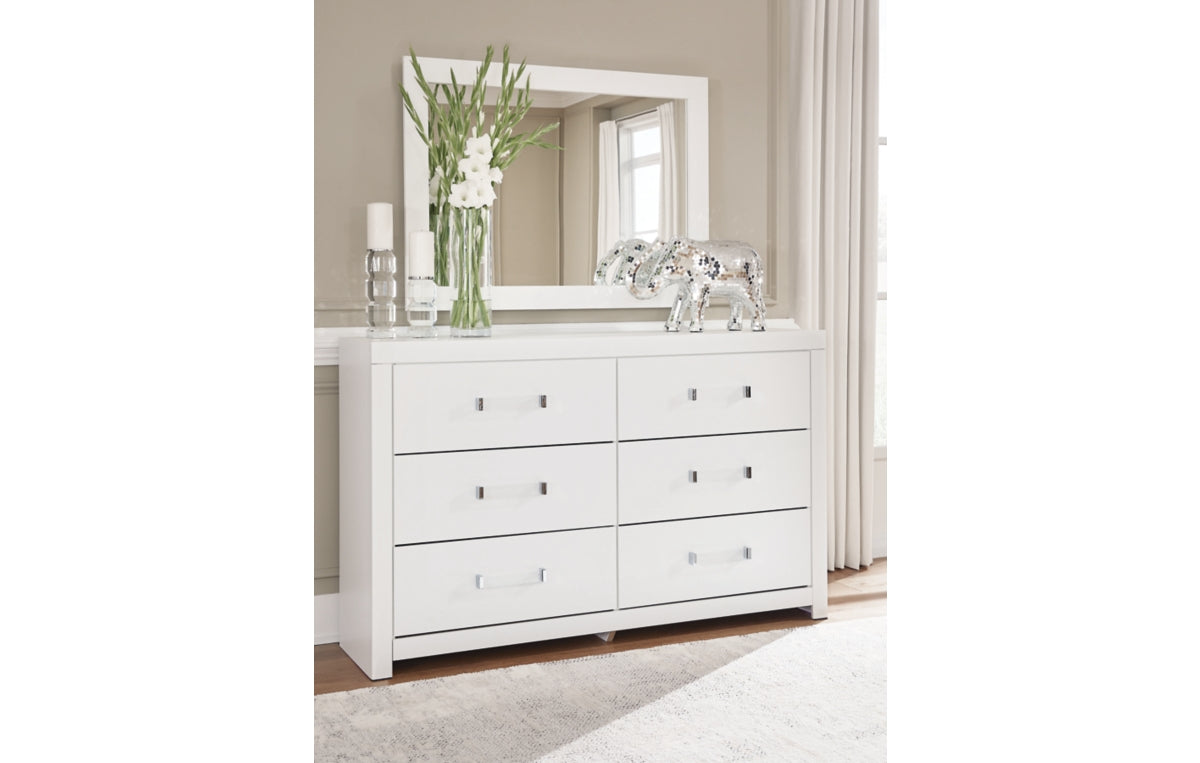 Maeling Dresser and Mirror