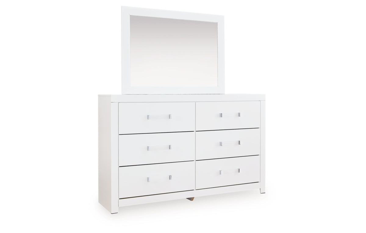 Maeling Dresser and Mirror
