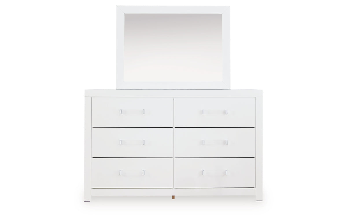 Maeling Dresser and Mirror