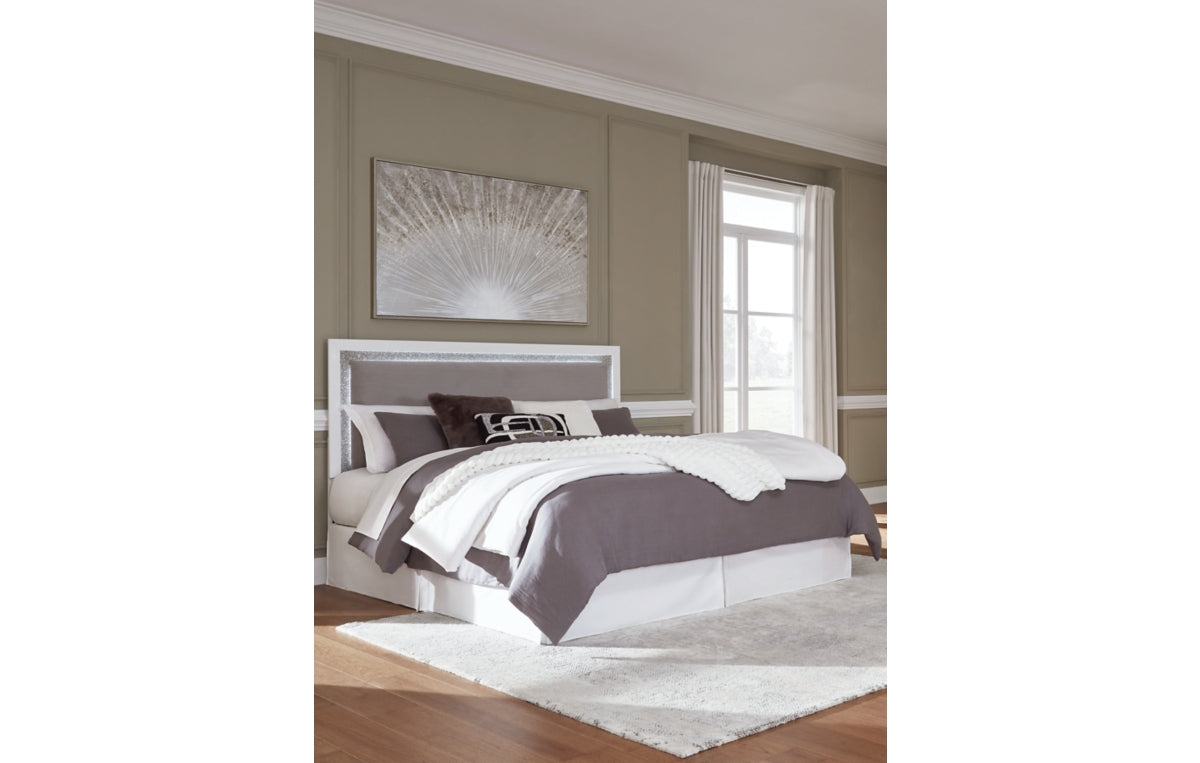 Maeling King Upholstered Panel Headboard