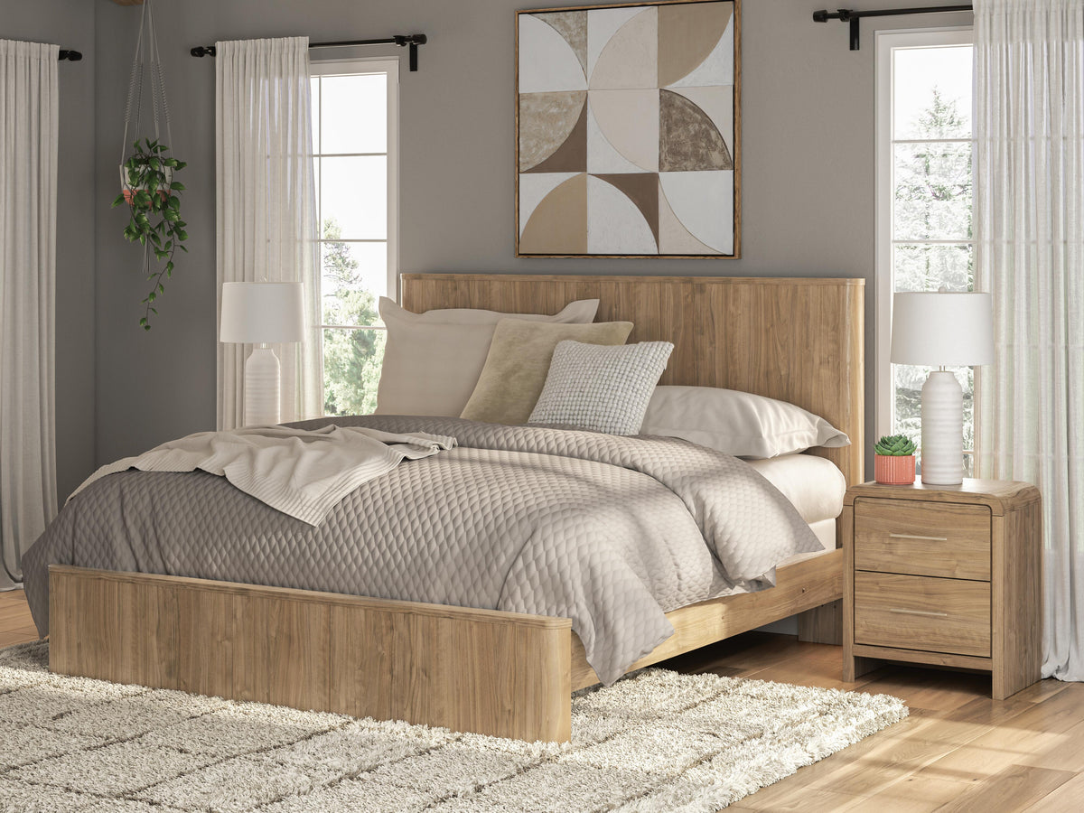Spectrrum Kin Panel Bed Gramburg King Panel Bed – SpeedyFurniture.com