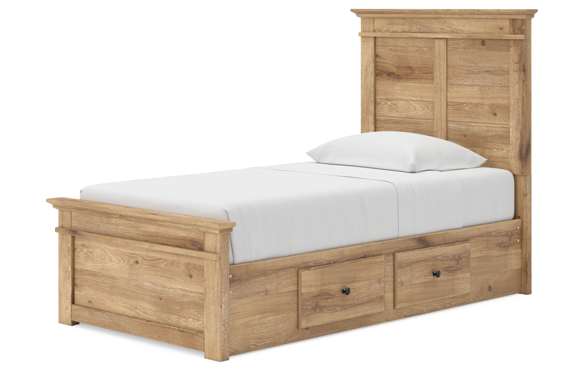 Makidern Twin Panel Storage Bed