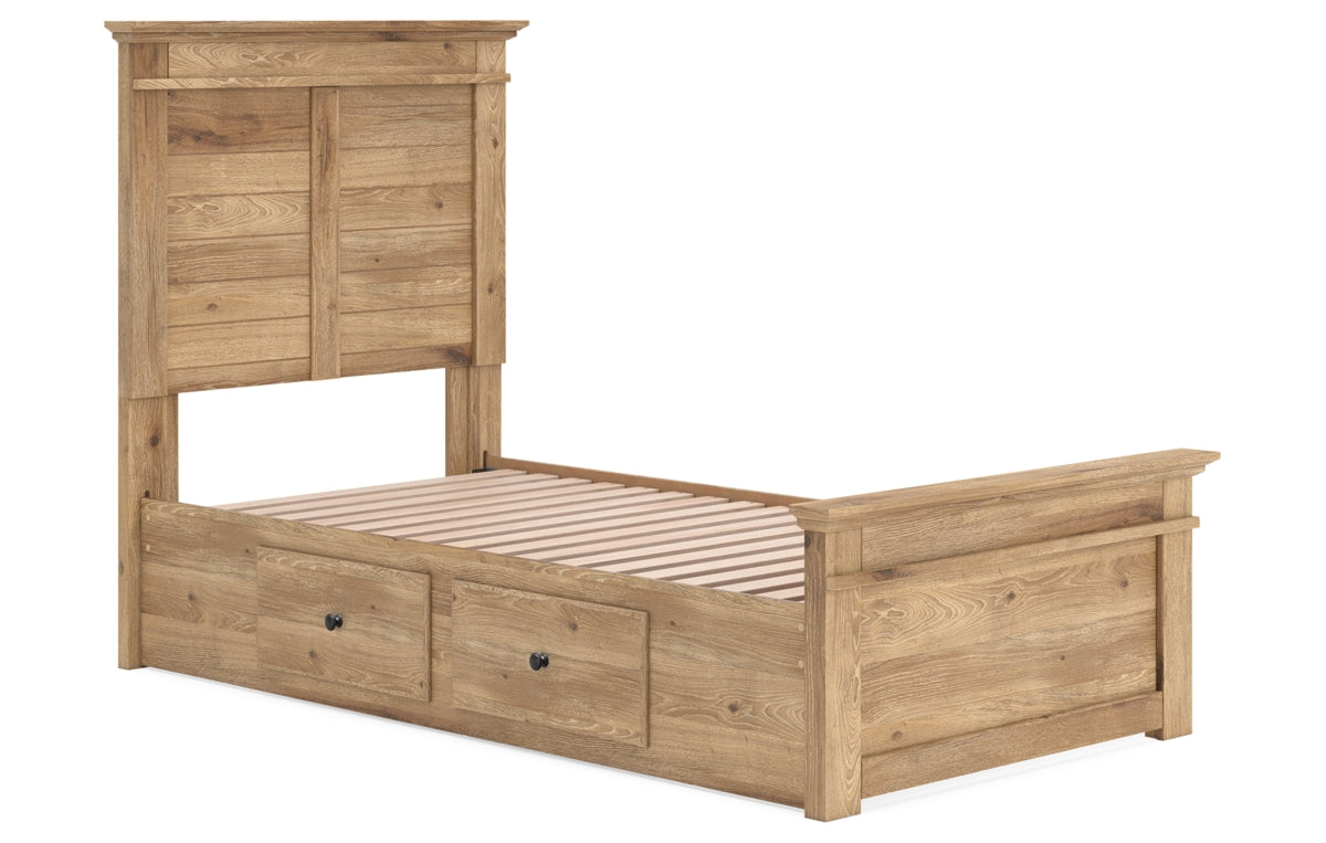 Makidern Twin Panel Storage Bed
