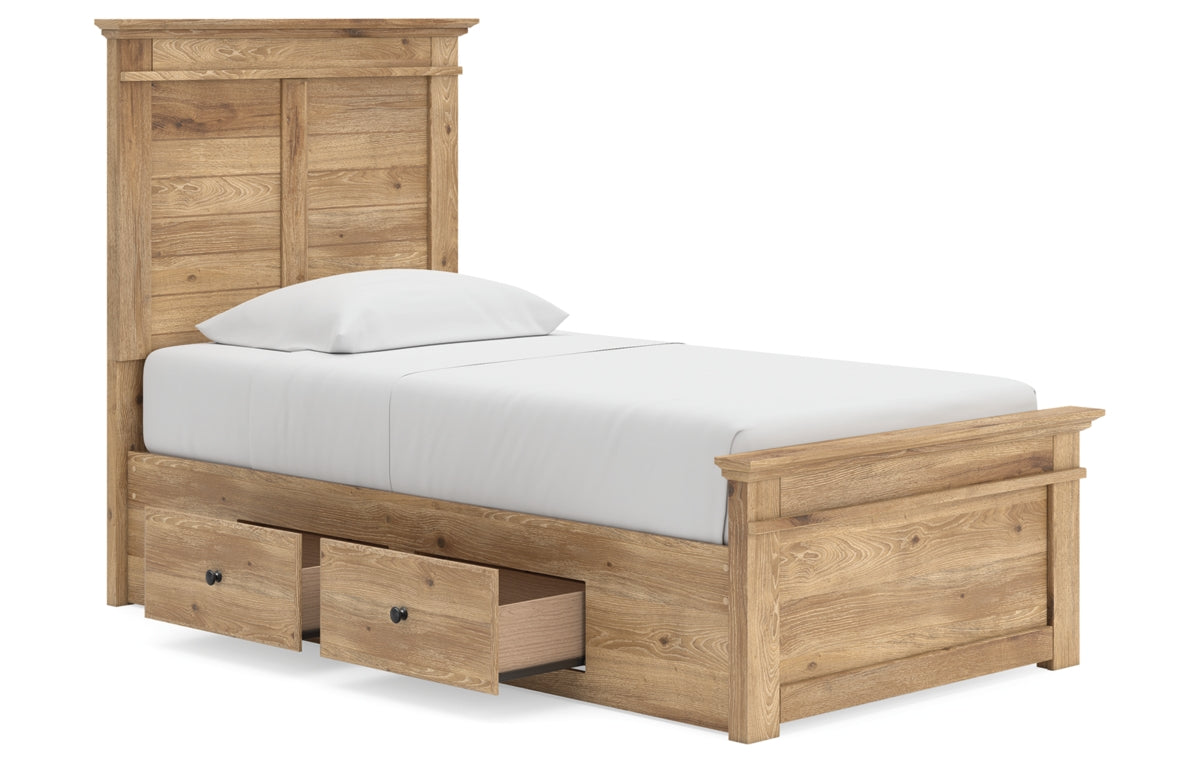 Makidern Twin Panel Storage Bed