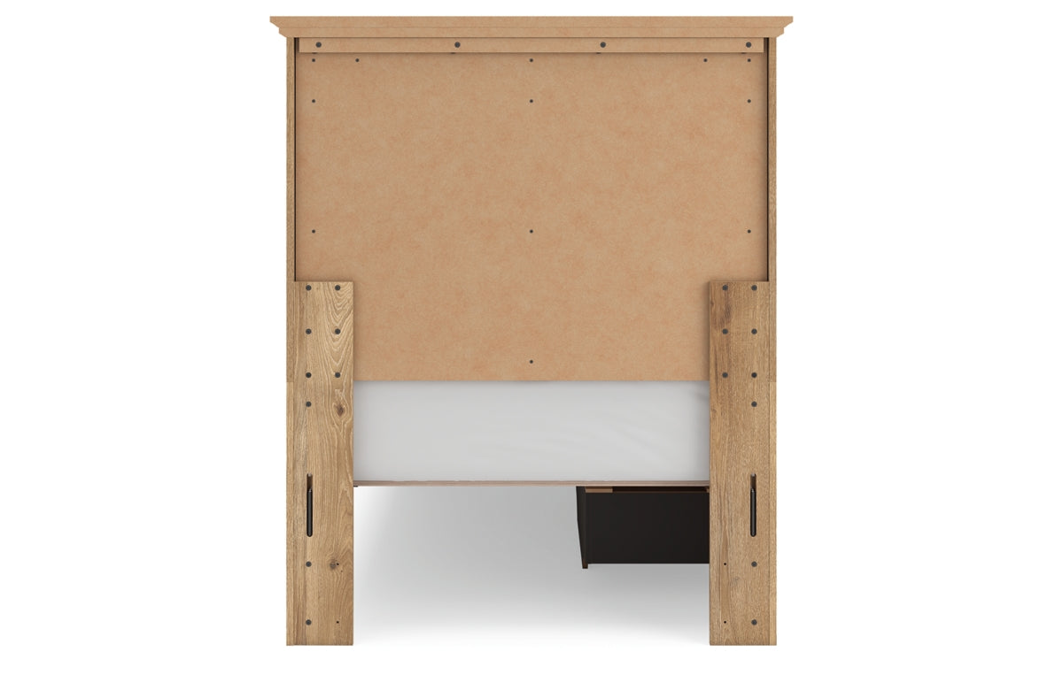 Makidern Twin Panel Storage Bed