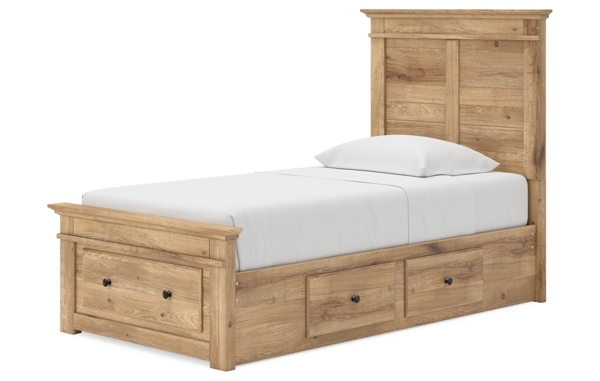 Makidern Twin Panel Storage Bed
