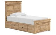 Makidern Twin Panel Storage Bed