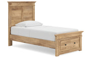 Makidern Twin Panel Storage Bed