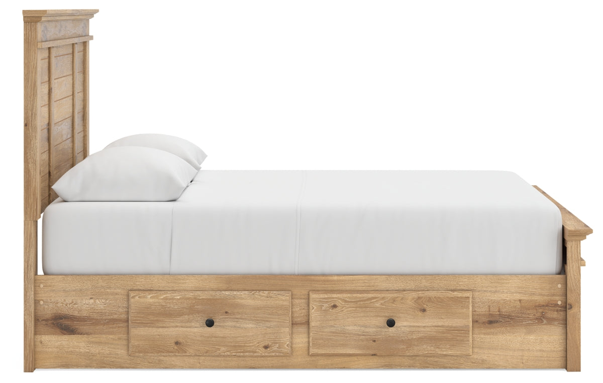 Makidern Queen Panel Storage Bed