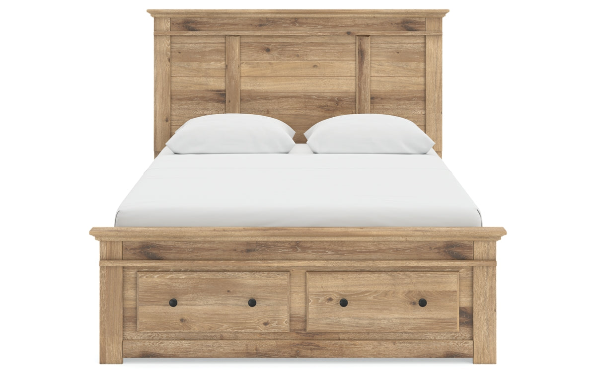 Makidern Queen Panel Storage Bed