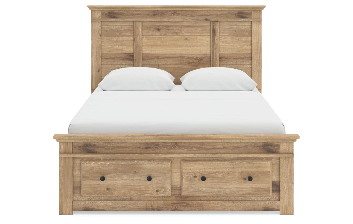 Makidern Queen Panel Storage Bed