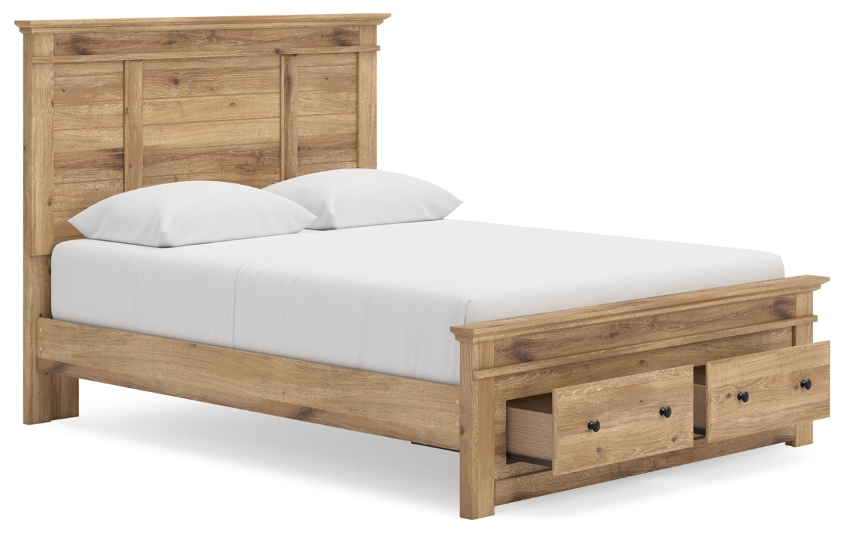 Makidern Queen Panel Storage Bed