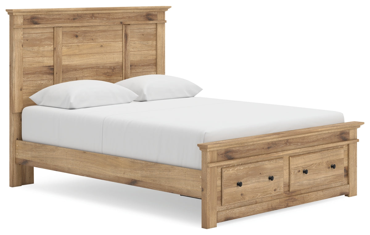 Makidern Queen Panel Storage Bed