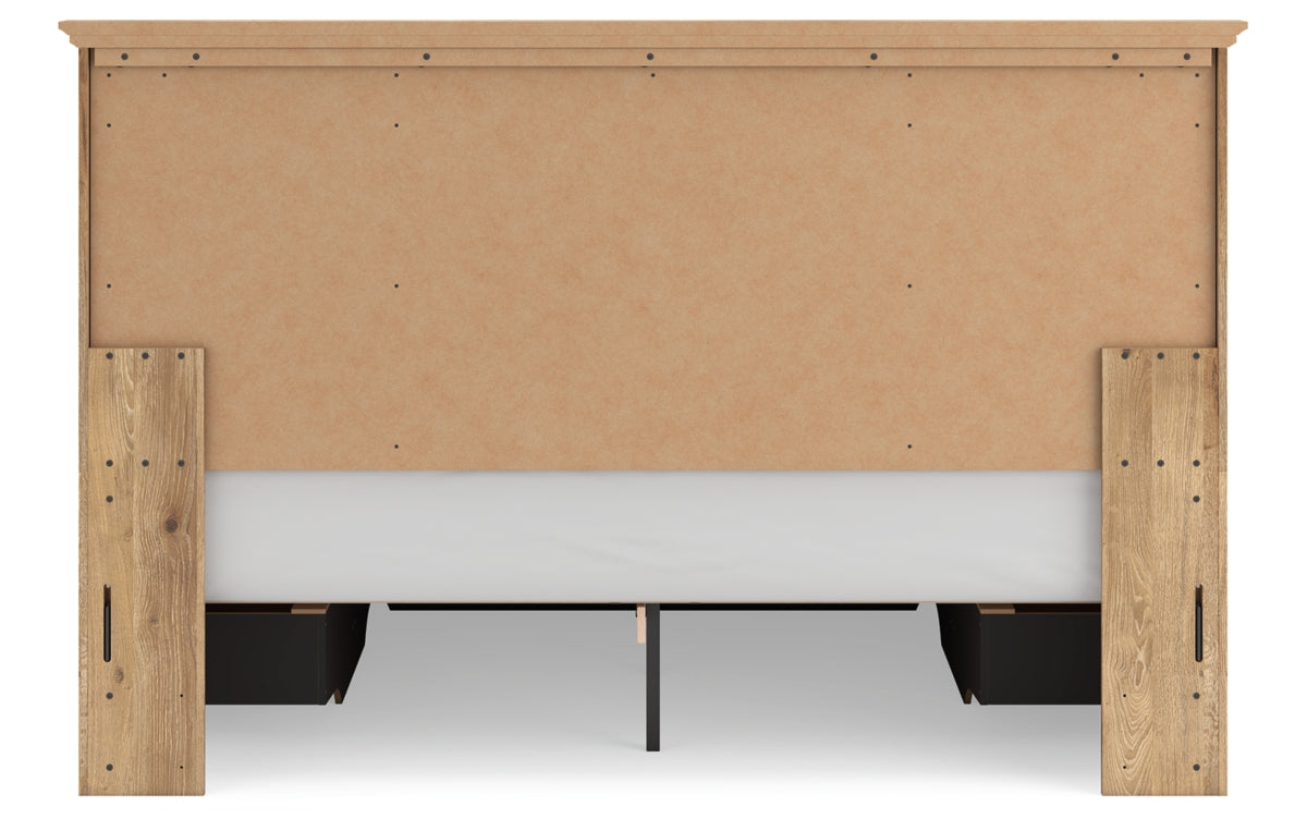 Makidern King Panel Storage Bed