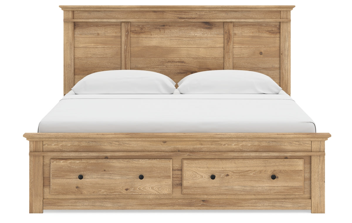 Makidern King Panel Storage Bed