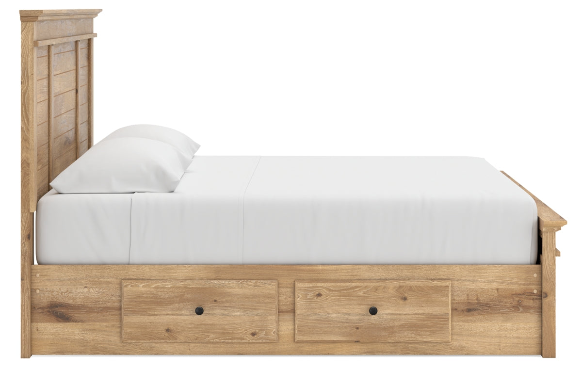 Makidern King Panel Storage Bed