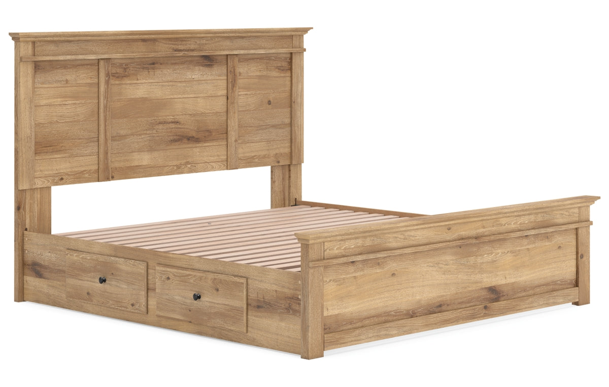Makidern King Panel Storage Bed