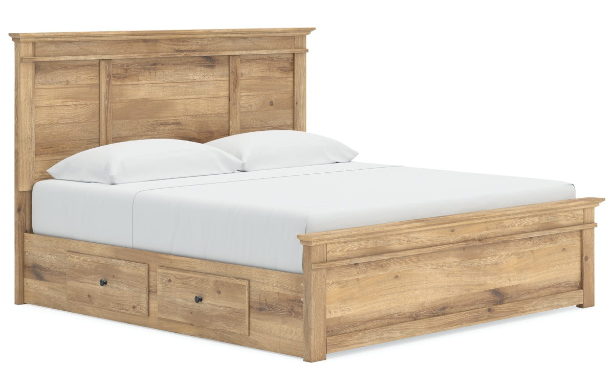 Makidern King Panel Storage Bed