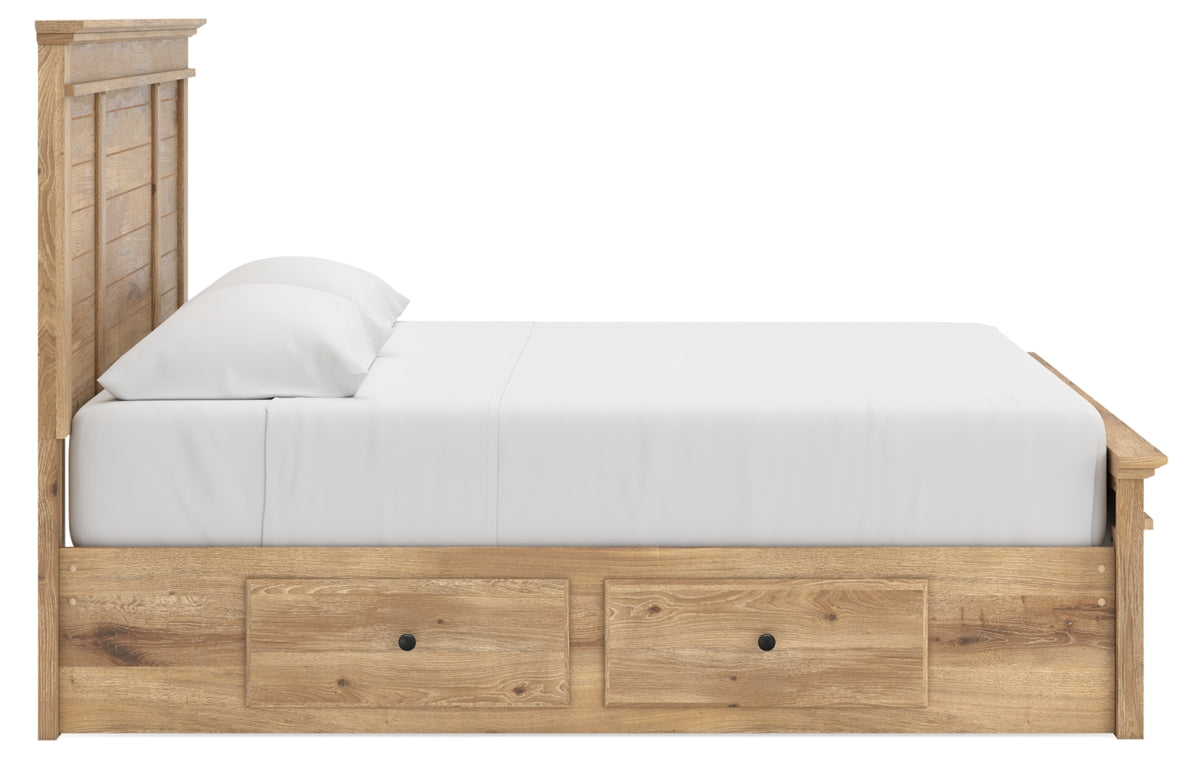 Makidern King Panel Storage Bed