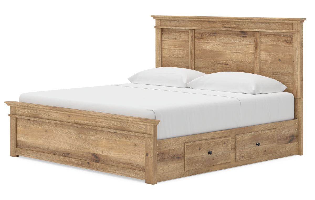 Makidern King Panel Storage Bed