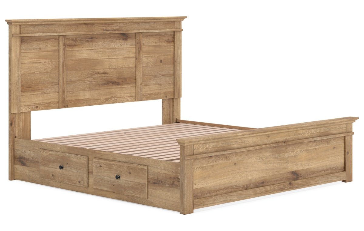 Makidern King Panel Storage Bed