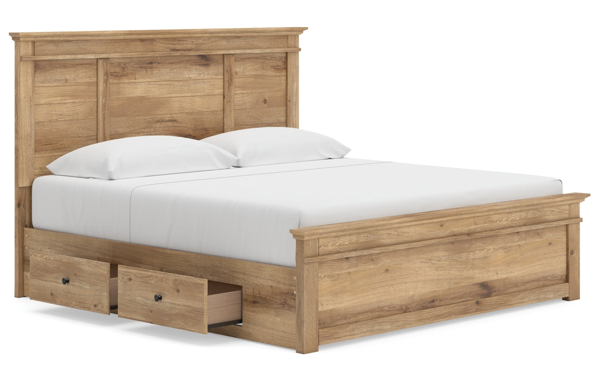Makidern King Panel Storage Bed