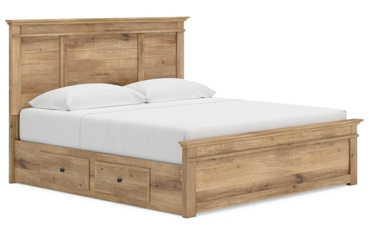 Makidern King Panel Storage Bed